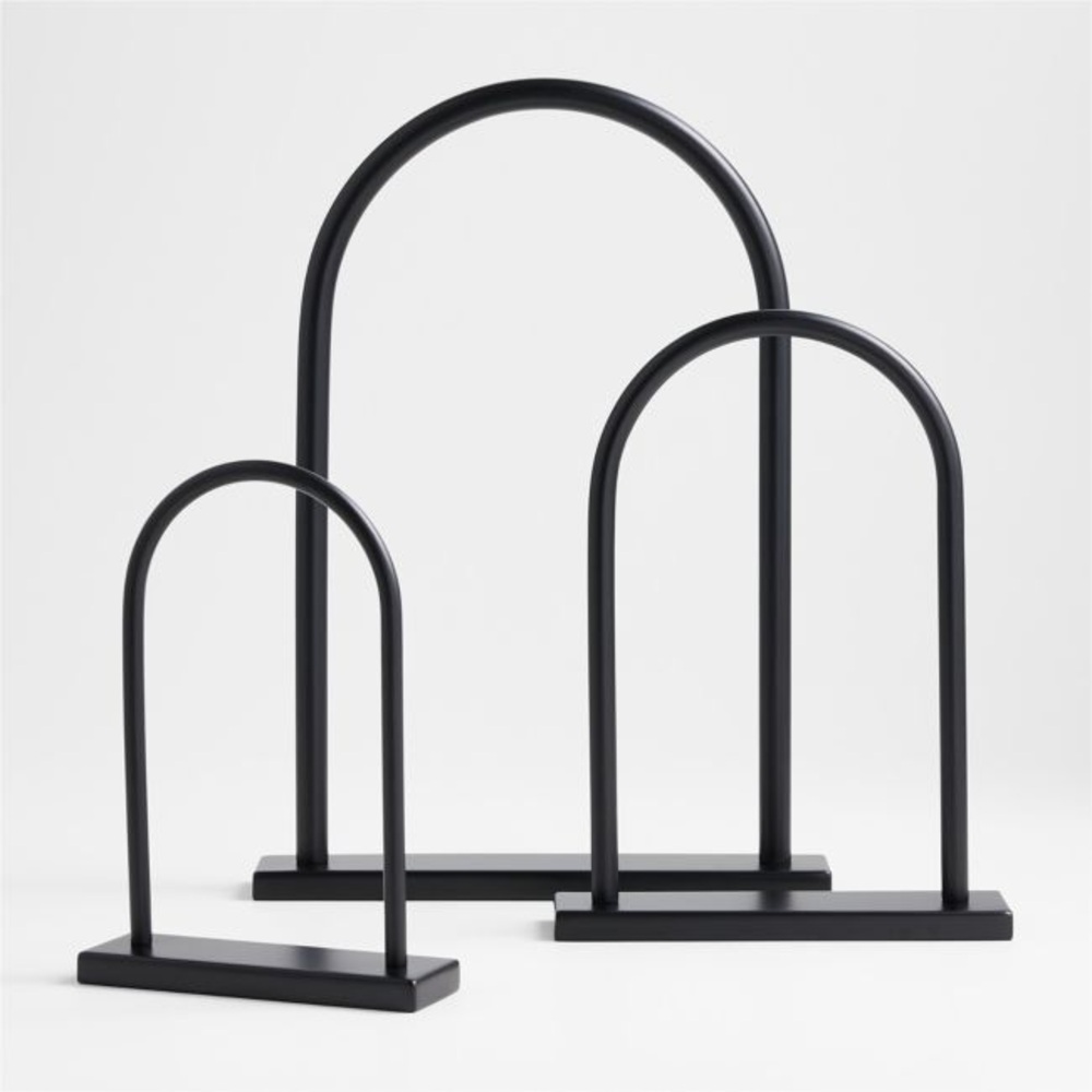 Medium & Small Metal Arch Tabletop Sculpture | Crate and Barrel